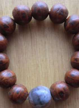 尼泊尔西藏凤眼菩提佛珠手链老手串文玩配珠转运珠民族风菩提子