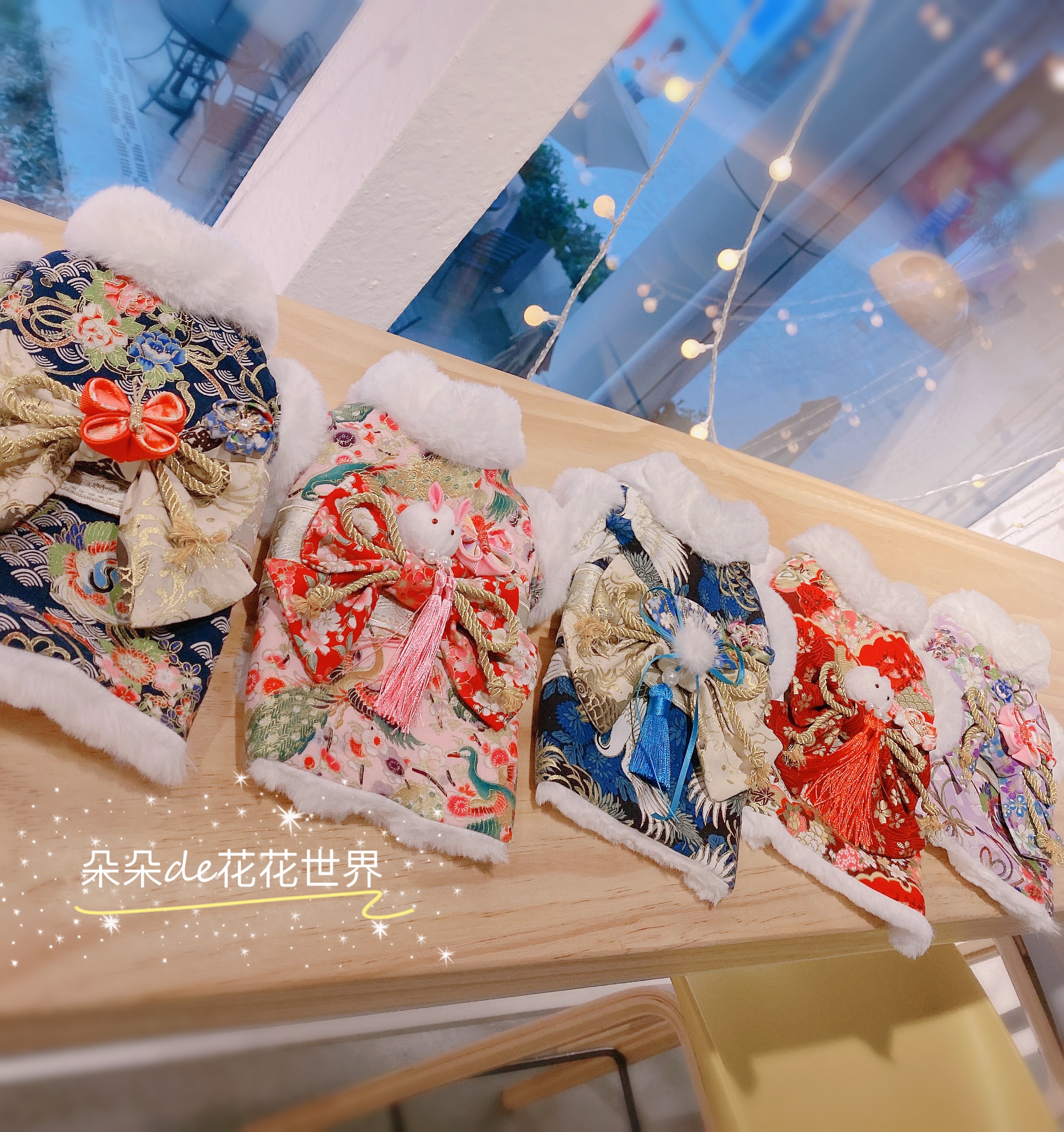 约克夏小马过年外套喜庆春节猫狗