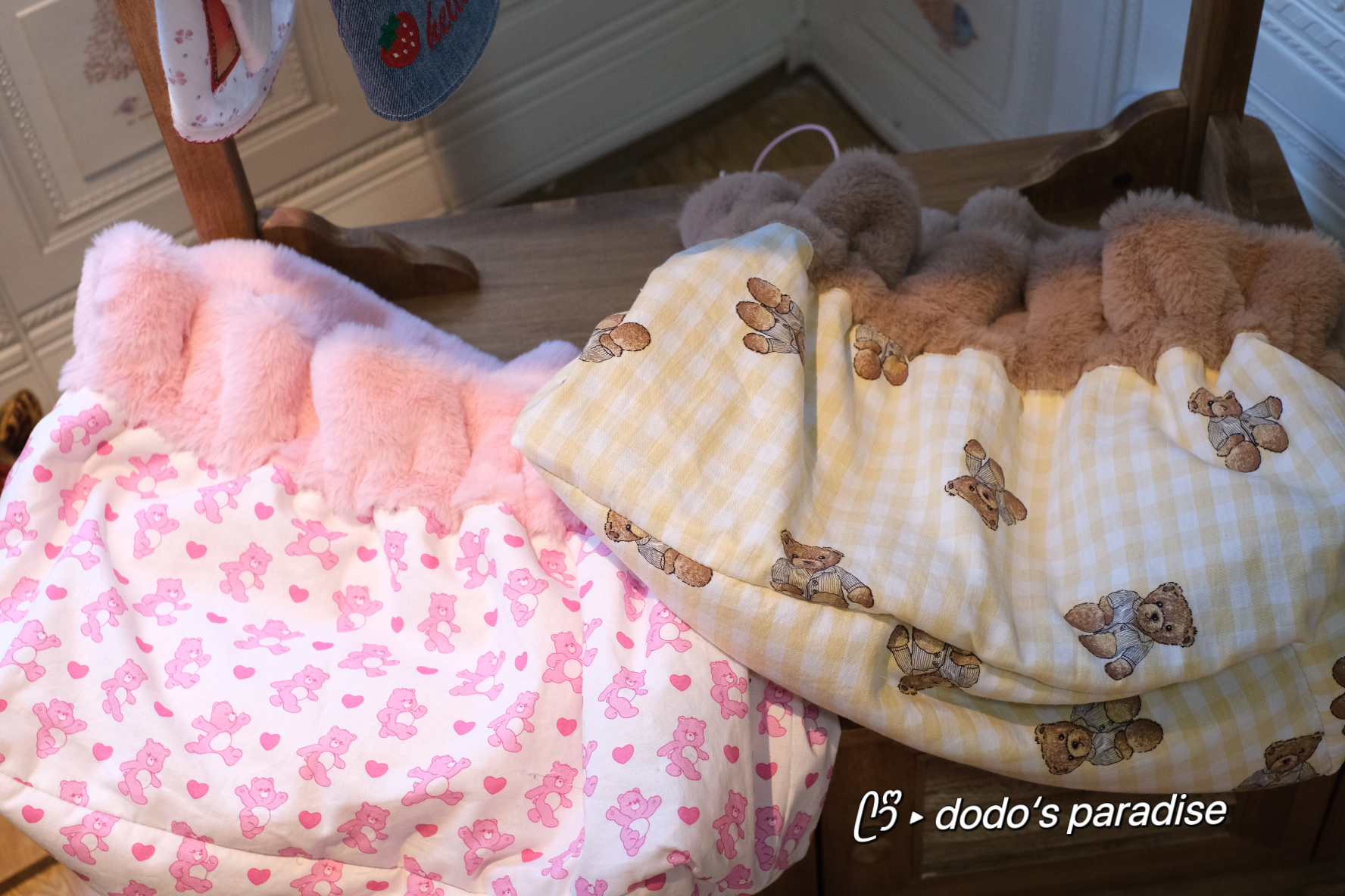 秋冬韩版宠物猫狗泰迪约克夏小马便携外出包加厚毛绒睡袋