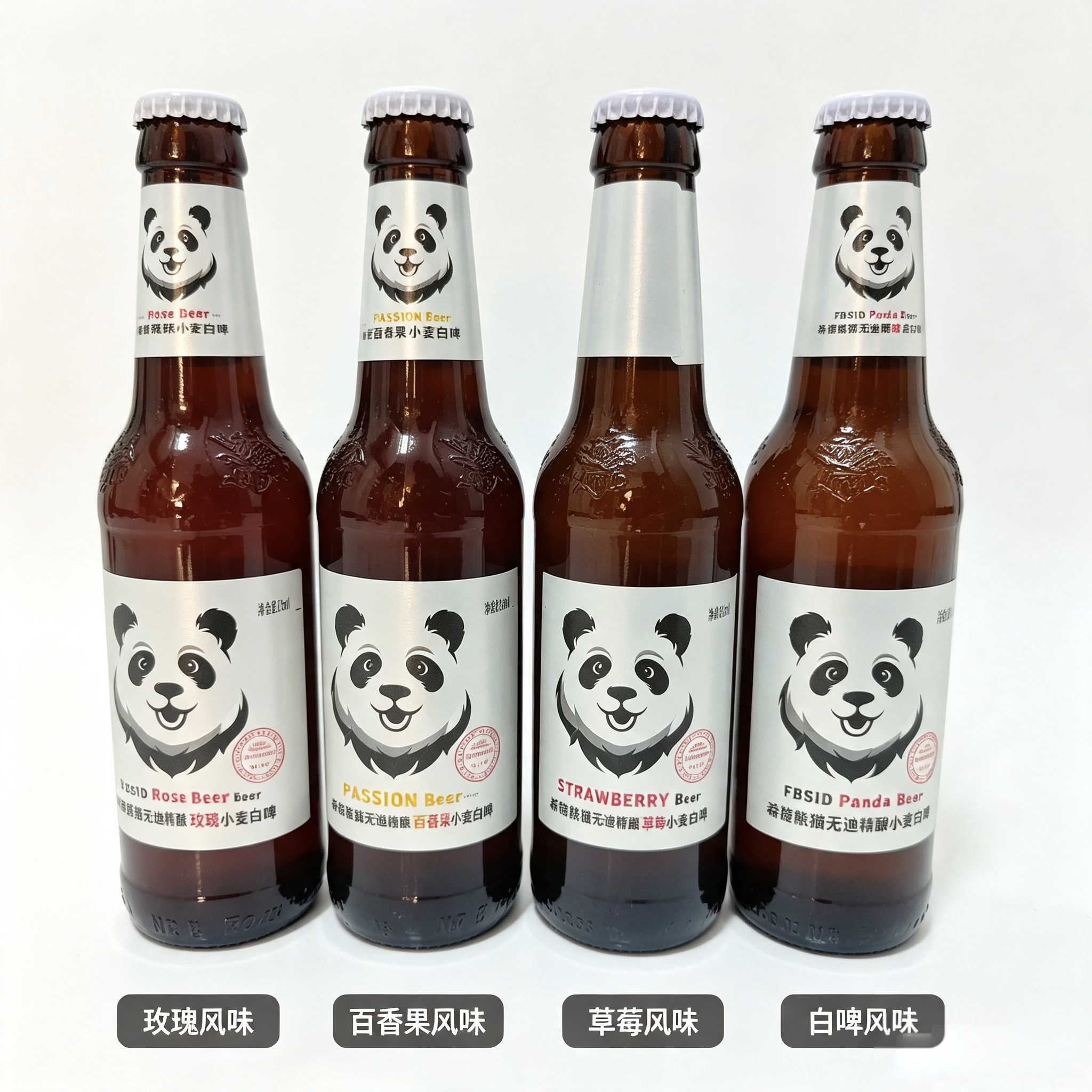 希德熊猫精酿啤酒网红爆款啤酒女生最爱聚餐首选275*24瓶熊猫牌