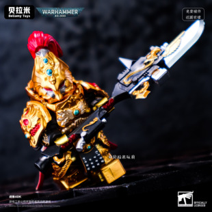 战锤40K星际战士 帝皇禁军 灰骑士第三方人仔拼装积木玩具模型