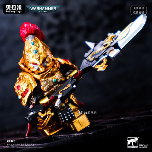 战锤40K星际战士 帝皇禁军 灰骑士第三方人仔拼装积木玩具模型