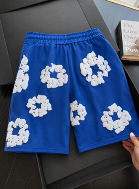 夏季运动篮球裤子宽松五分裤外穿