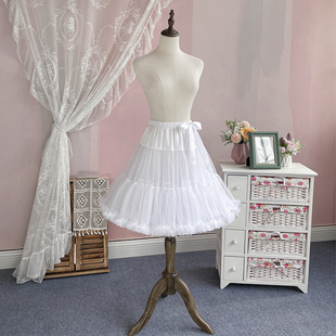 裙撑lolita洛丽塔云朵撑50cm织梦花园日常撑蓬蓬棉花糖无骨纱撑