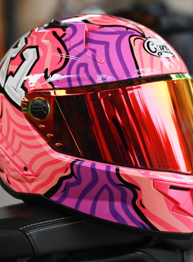 Cyril赛罗全盔男女士摩托车大尾翼个性机车冬季戴蓝牙骑行3C头盔