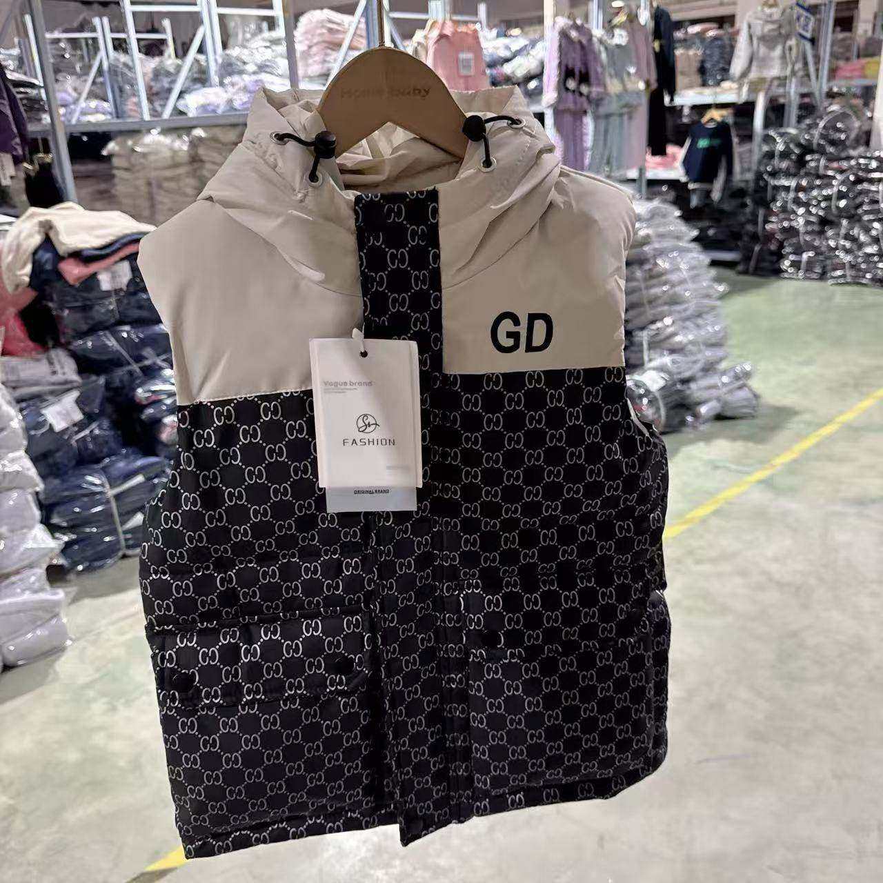 A05754（宝贝响当当）男童女童字母GD棉马甲,童装/婴儿装/亲子装,马甲,淘宝优惠券,粉丝福利购,淘宝优惠卷