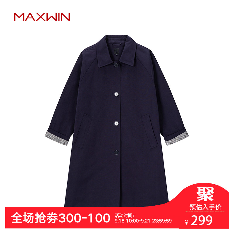 MAXWINÂíÍþ·çÒÂÅ®Çï¼¾ÃÞÖÊʱÉÐÀªÐÎÍâÌ×Å®ÉÏ×°Çﺫ°æÐ¿î°Ù´î·çÒÂ