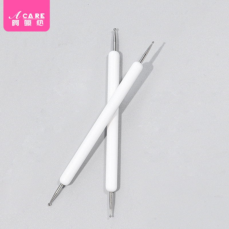 美甲笔刷/点钻CA1S244-点花笔镶钻用指甲工具蜡笔多功能美甲彩