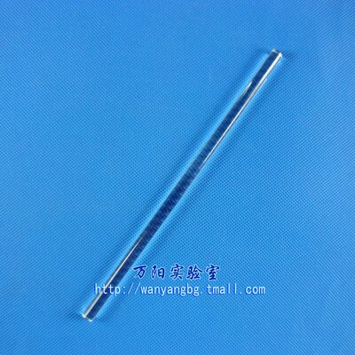 玻璃搅拌棒 引导流玻棒 长度10 20 30 40 50 60cm 直径5 6 7 8 10mm 透明 两头烧圆耐高温酸碱腐蚀实验玻璃棒