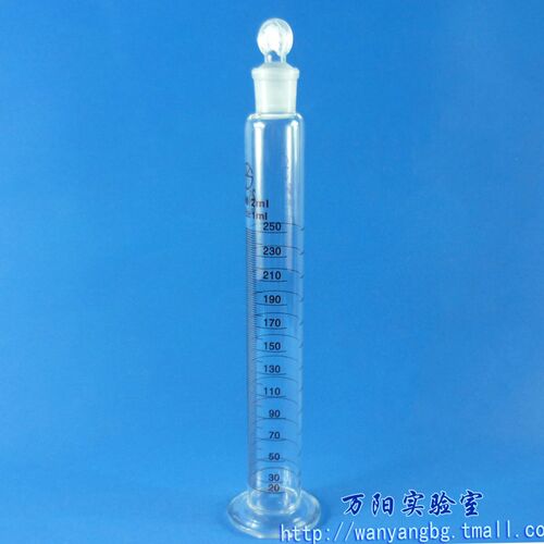 量入式具磨砂塞玻璃量筒