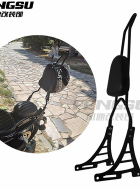 适用于哈雷XL883 XL1200 XL48 72改装配件后尖弓靠背 后靠背04-18