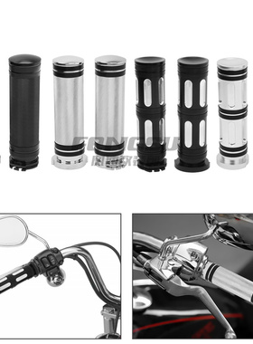 适用于摩托车改装配件哈雷500手把套XG750车把胶复古25mm车把套