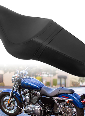 适用于摩托车哈雷XL883N 1200N 72 X48改装坐垫座椅连体坐垫04-16