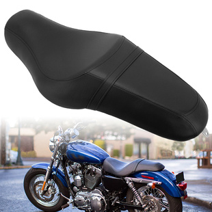 适用于摩托车哈雷XL883N 1200N 72 X48改装坐垫座椅连体坐垫04-16