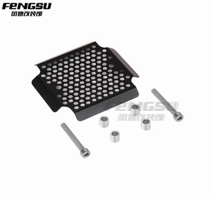 适用宝马G310R/GS改装整流器保护罩充电器防护网电瓶格栅网17-18