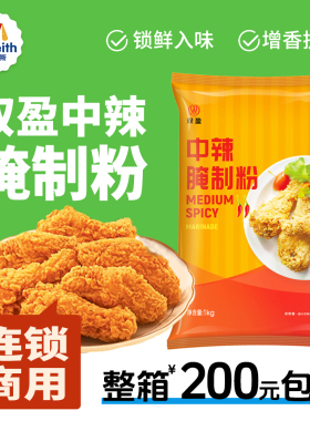 双盈中辣腌制粉华来仕专用辣味腌料炸鸡汉堡中辣腌制粉大鸡腿调料