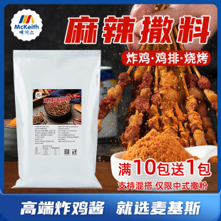 麦基斯麻辣味撒粉炸鸡鸡排撒料专用麻辣烧烤撒料羊肉串商用蘸料粉