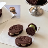 梨花老师北欧复古风天使情人节丘比特曲奇饼干模具圣诞翻糖印模