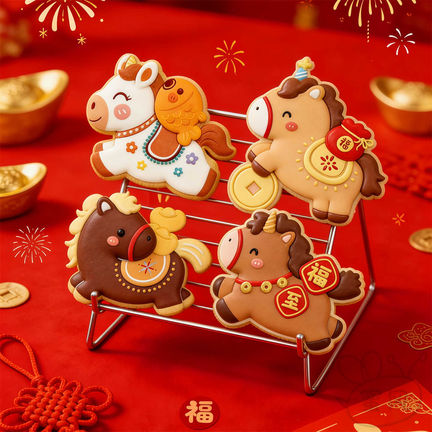 2026卡通动物飞马元宝福袋饼干模具马上转运锦鲤新春烘焙印模工具,厨房/烹饪用具,烘焙模具,淘宝优惠券,粉丝福利购,淘宝优惠卷