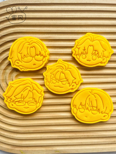 光与夜之恋饼干石塑黏土模具陆沉萧逸夏鸣星查理苏曲奇印模齐司礼