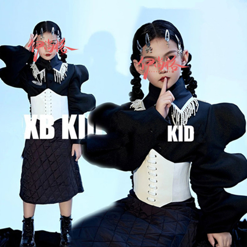 少儿模特大赛T台CCAC女童礼服舞台走秀大赛演出服比赛儿童服装酷