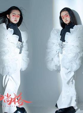 女童礼服舞台走秀潮服比赛CCAC儿童演出服少儿模特T台大赛服装酷