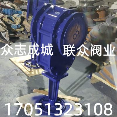 Z44TC-10手动陶瓷双闸板阀手动耐磨陶瓷进料阀手动双插板阀DN200