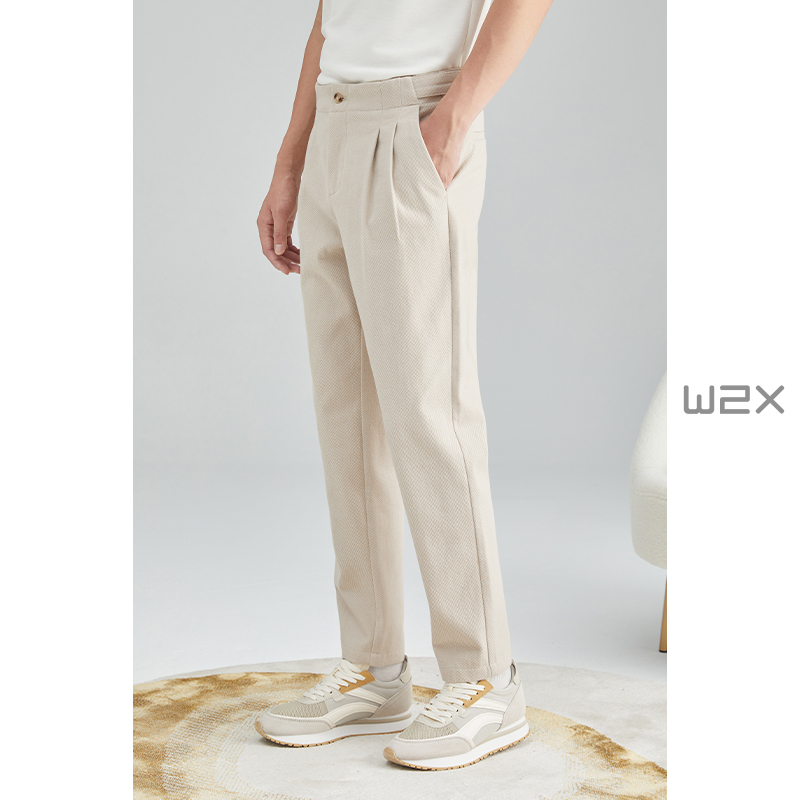 秋季那不勒斯休闲长裤男直筒西裤