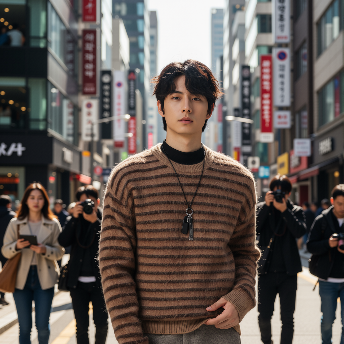 w2x时尚毛呢针织衫秋冬季男款内搭上衣男装长袖男士毛衣打底衫男