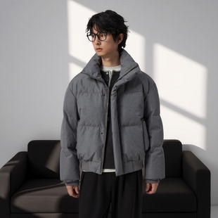 面包服外套冬装 w2x美式 加厚男装 新款 潮牌90白鸭绒羽绒服防寒冬季