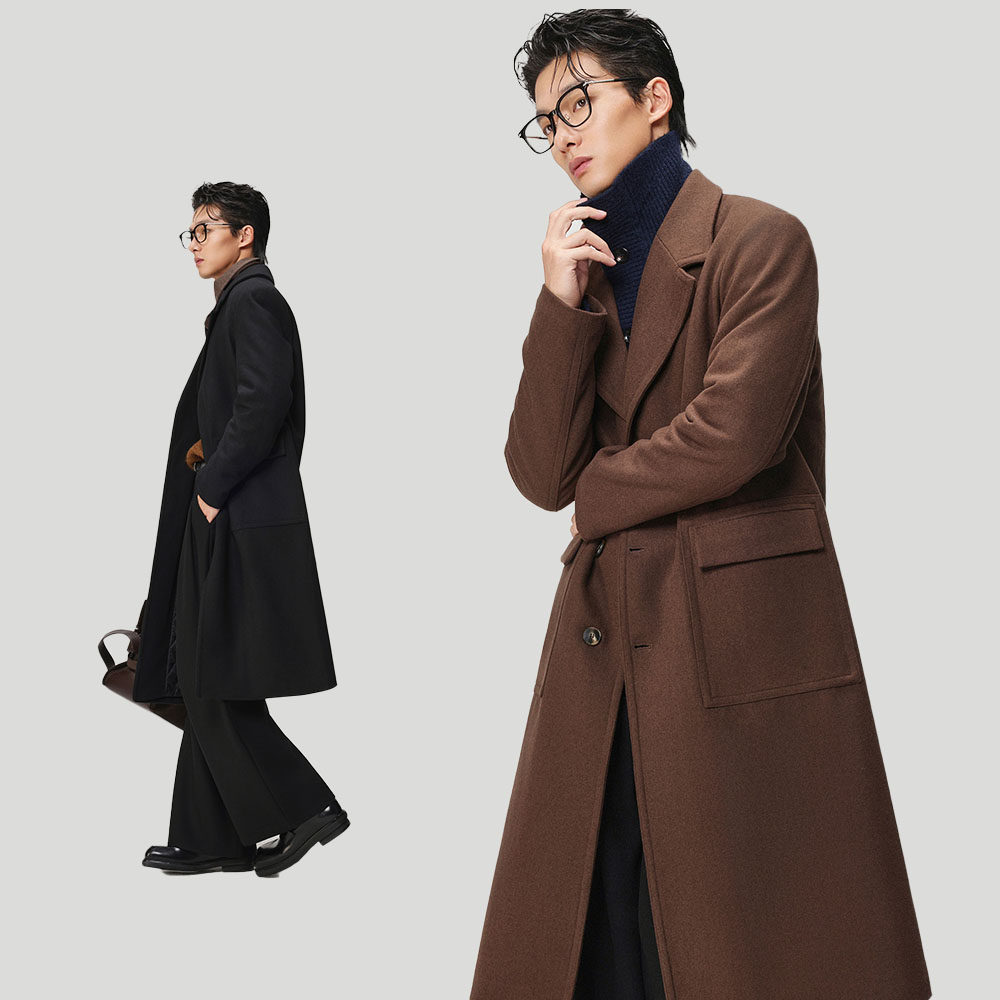 w2x冬季羊毛呢大衣男士保暖通勤男装中长款风衣冬装呢子外套加厚,男装,毛呢大衣,淘宝优惠券,粉丝福利购,淘宝优惠卷