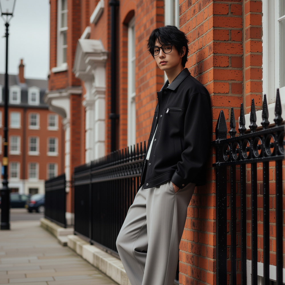 w2x潮牌秋冬季麂皮绒工装外套男款新款男士上衣男装夹克痞帅冬装