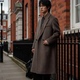 100%双面羊毛呢大衣潮牌西装 外套男士 风衣男中长款 w2x秋冬季 冬装