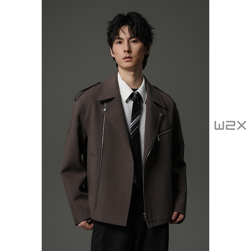 2025秋季设计感轻奢夹克短款风衣