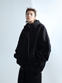 「GRNL」极简多巴胺 慵懒大卫衣 OVERSIZE基础廓形连帽拉链男女款