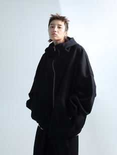 「GRNL」极简多巴胺 慵懒大卫衣 OVERSIZE基础廓形连帽拉链男女款