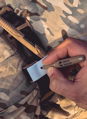 TECC/TCCC战术油性笔户外求生防水记号笔迷你EDC带挂钩书写笔