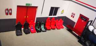 1:64 合金车模 改装 场景 赛车椅 桶椅 配件小比例 座椅 椅子