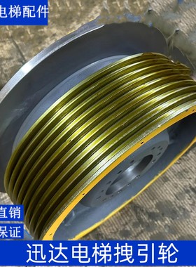 适用于pms420电梯曳引轮主机5400曳引轮300P电梯曳引轮41
