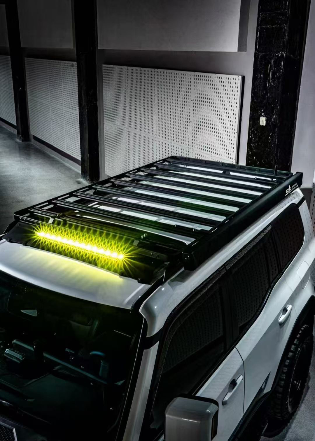 SKYLINE霸道普拉多LC250/GX550行李架车顶筐行李筐车顶平台爬梯