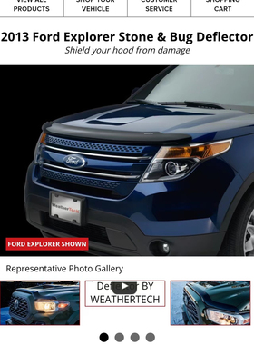 美国原装weathertech探险者沙石挡扰流板导流板昆虫挡防小石头