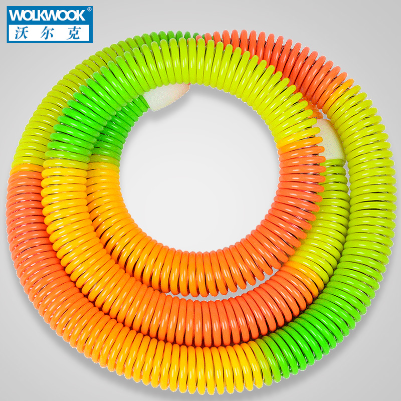 沃尔克 韩式女款减肥瘦腰弹簧呼拉圈加长按摩美腰多功能软弹簧包