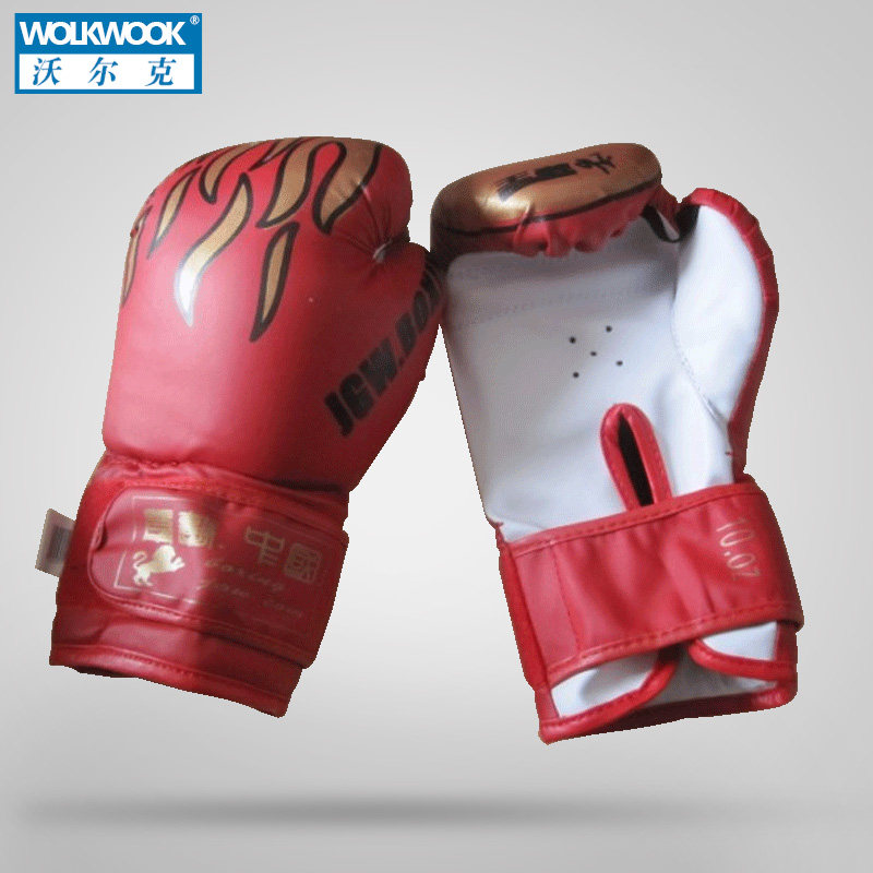 沃尔克 专业拳击火焰手套 散打 搏击 格斗 拳套 打沙袋泰拳手套