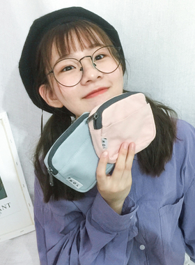 NOL纯棉文艺数据线收纳包化妆袋钥匙小物件包袋