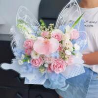 Phalaenopsis rose bouquet, national flower express delivery within the same city, birthday, high school entrance examination and graduation gifts, Tianjin and Chengdu stores thumbnail 4