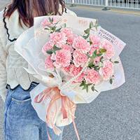 Carnation, rose and lily bouquets, national fresh flower express delivery, same-city delivery, birthday gifts, Shanghai, Beijing and Wuhan stores thumbnail 8