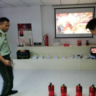 虚拟119报警系统软件 消防安全教育体验馆设备 仿真模拟灭火器