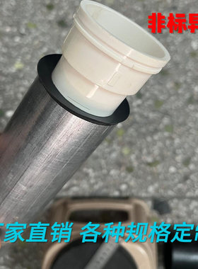 包邮定制铸铁管转pvc 通用承插直接内插下缩排水弯头三通异径接头