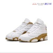 DJ3003 Jordan 171 中帮防滑耐磨复古休闲篮球鞋 AJ13 白黄