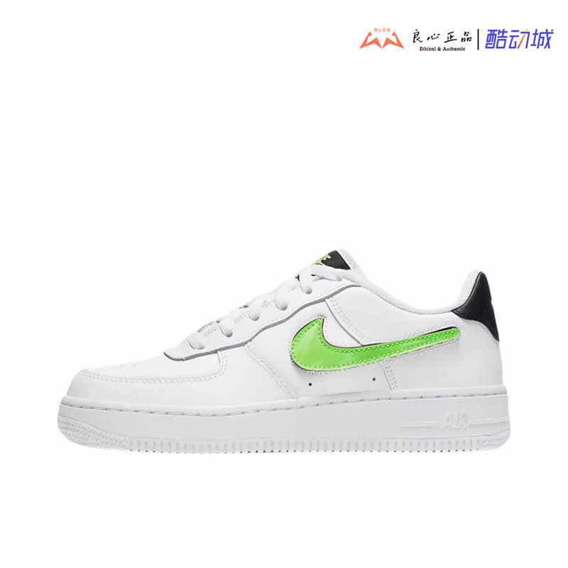耐克 Nike Air Force 1 空军一号AF1换钩荧光休闲板鞋 AR7446-100